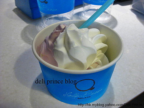 Yogurt - original with blue berry flavor is very creamy and not too sour. 